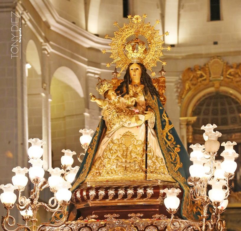 Niño Jesús y Virgen de ejemplo